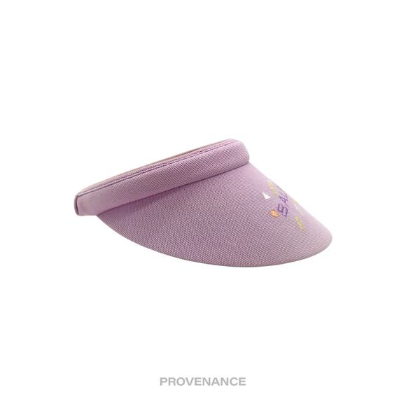 ? Balenciaga Logo Embroidered Visor - Lavender Geometric main image 6